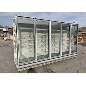 R449a Remote Multideck Glass 5 Doors Merchandiser Freezers Commerical