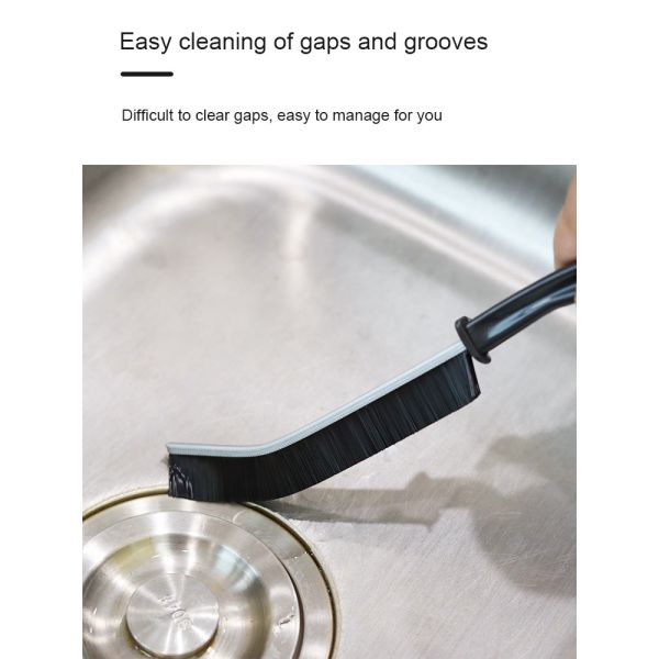 PP PET Portable Convenient Cleaning Gap Brush For Kitchen Use