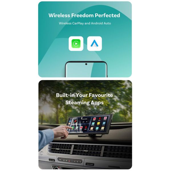 11.4 Inch Universal Android Car Screen Wireless Android Auto Carplay Fm Radio