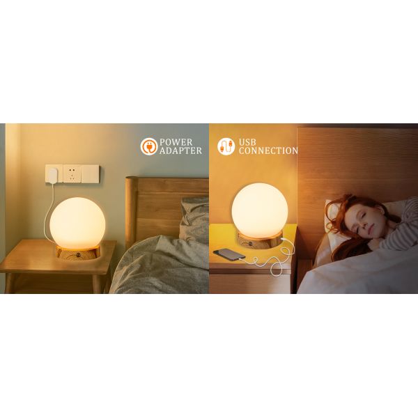 Circular Sad Therapy Lamp 10000LUX with 3 Color Temperatures & Dimmable Timer