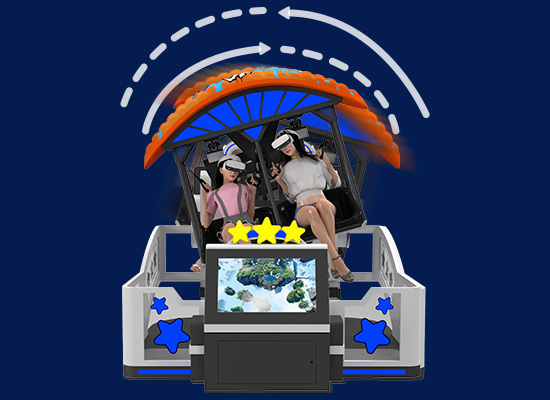VR skydiving simulator available for commercial venues