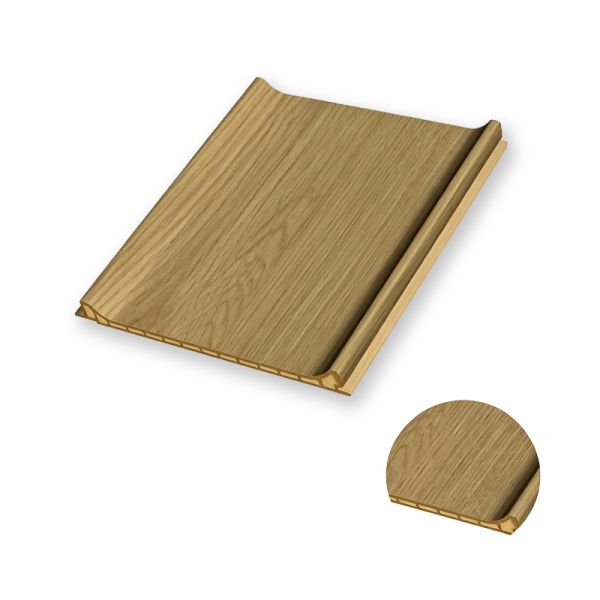 Concave 3D Texture PVC Fluted Wall Panels 215x20mm Long Lasting Interior Cladding Design for Bedroom Office Spaces