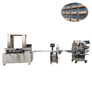 Automatic stuffed energy bar making machine