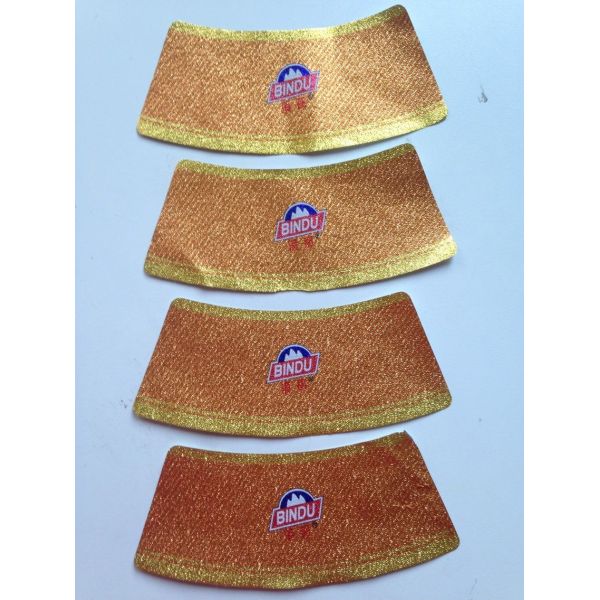 Customizable Aluminum Foil Printed Self Adhesive Labels For Beer Bottle