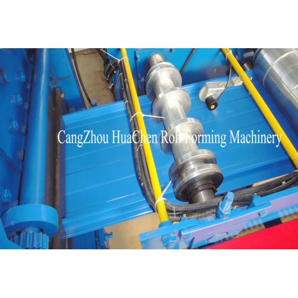No Nails Roof Panel Roll Forming Machine Making Slef Locking Warehouse Roof