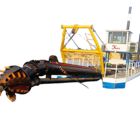 Diesel Cutter Suction Dredger 130Kw with Trailing Suction Hopper