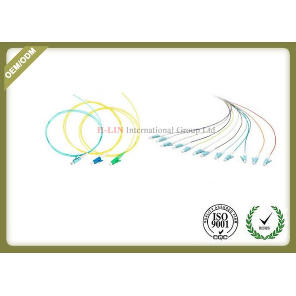LC / UP Simplex Fiber Optic Patch Cord 1310nm Wavelength With PVC / LSZH Jacket