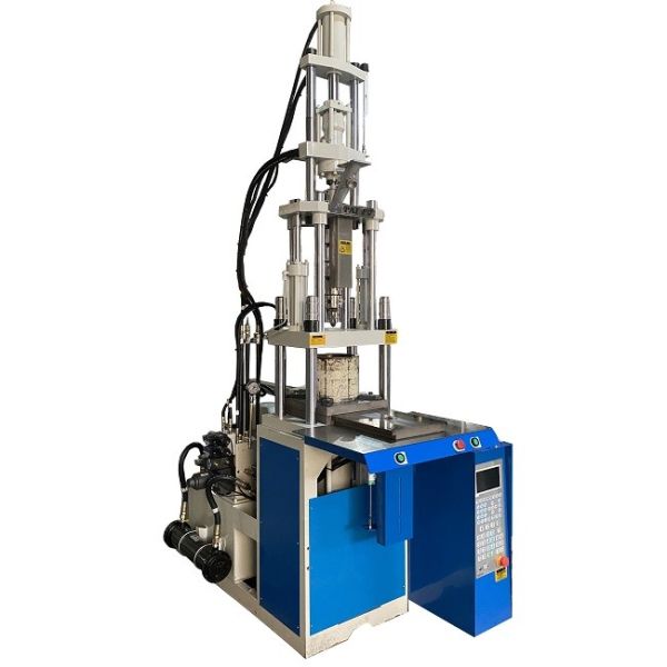 25 Ton Single Slide Vertical Plastic Injection Moulding Machine For Earphone Lines