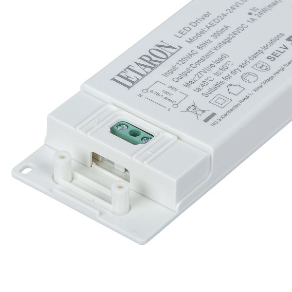 UL Certified 24W Slim LED Driver Humid Environment Supported for Bathroom Mirror