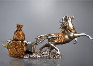 China Classic Resin Decoration Crafts Chinese Characteristic Horse And Treasure Style on sale