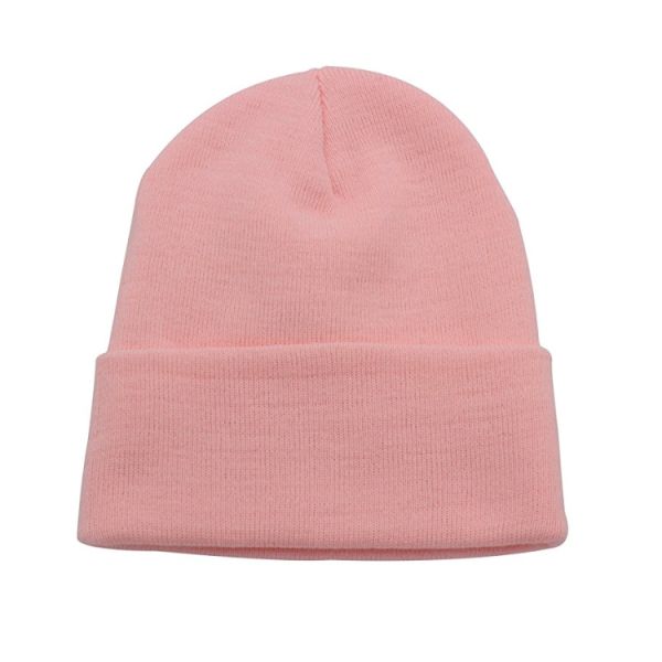 Cold Proof Delicate Girl Beanie Hats , Simple Design Winter Stocking Hats