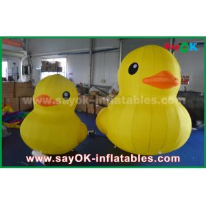 Wholesale Promotion Lovely Big Yellow Inflatable Cartoon Duck With Customized Logo Print from china suppliers