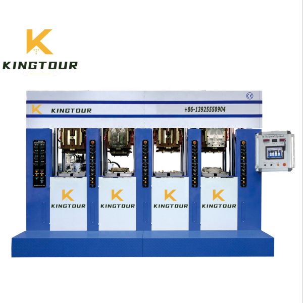 PCU Air Blowing Slipper Machine Multi Station Plastic Shoes Making Machine 380V / 220V