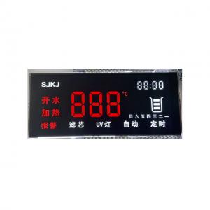 China Custom Size Segment Monochrome Lcd Display , TN LCD Display For Water Filter on sale