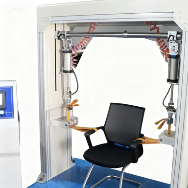 Automatic Programmable Chair Fatigue Tester for Office Chair Armrest Strength and Repeated Load Testing