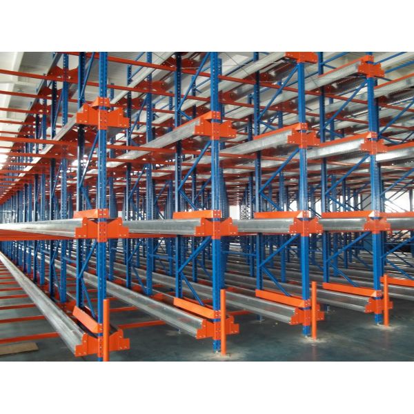 Automatic Warehouse Stacking Rack Heavy Duty Radio Shuttle Pallet Racking Shelving
