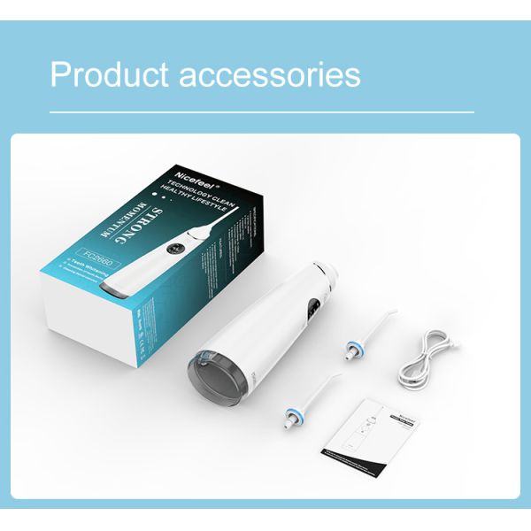 1400mAh OLED Screen Smart Water Flosser With 280ml Water Tank