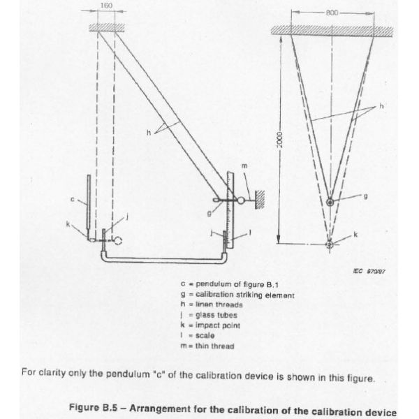 IEC60068-2-75 Calibration Device for Spring Operated Impact Hammer