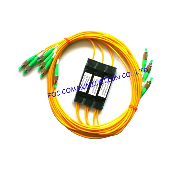 FBT Fiber Splitter, ABS Module Type Multimode Fiber Splitter with 3.0mm Tube