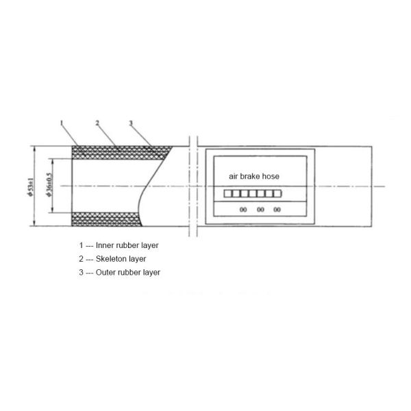 11MPA Railway Braking System Hose Connector UIC Standard Electrophoretic Coated