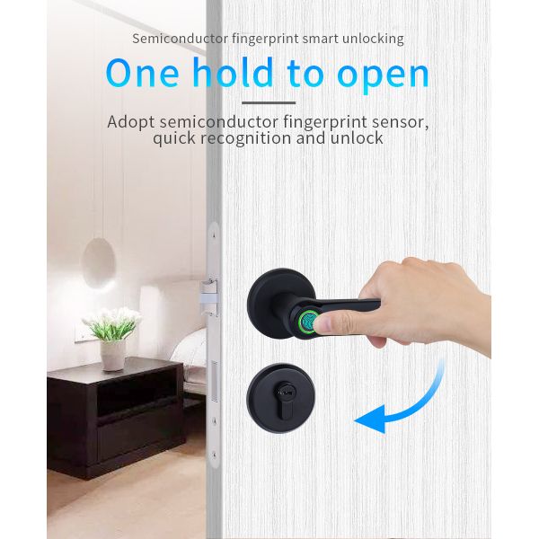 200 Fingerprint Intelligent Door Lock Tuya Bluetooth Deadbolt