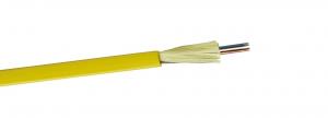 China Ribbon Flat Fiber Optical Cable Sinlge Mode With Flame-Retardant Jacket on sale