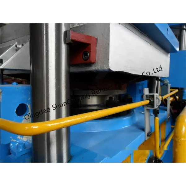 Automatic Grade Vertical Structure Heating Press Duplex Curing Machine for Car Foot Mat Making