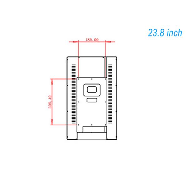 23.8-inch medical department doorplate machine automatically plays medical information digital signage media player