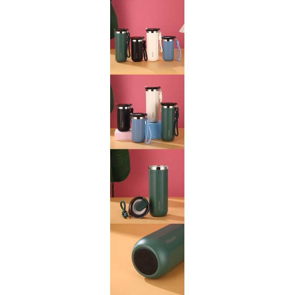 304 Stainless Steel Vacuum Bottle for Office and Camping Keeping Drink Hot Cold 12-24hrs