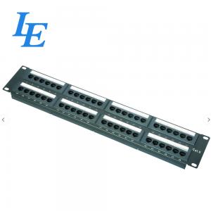 China 19 Inch Rackmount Cat5e 110 Style Patch Panel on sale