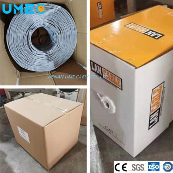 PE Cover Material Ethernet Cable Cat5e/CAT6/Cat7 UTP Communication Cabling Patch Cord