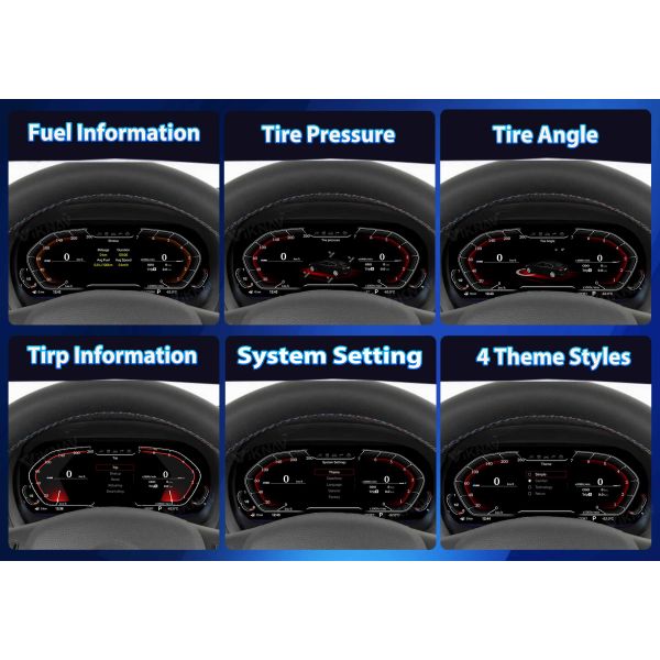 VIKNAV 11" Digital Instrument Cluster for BMW 3 Series E90/E91/E92/E93 2005-2012