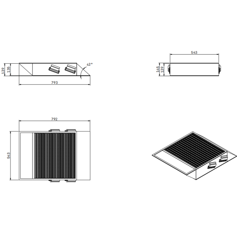 High-Performance V-Series FR Cellulose Filter Packs For Industrial Dust Collection