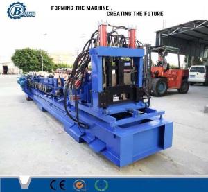 China 550MPa Changeable C U Channel Purlin Roll Forming Machine Galvanized Steel on sale