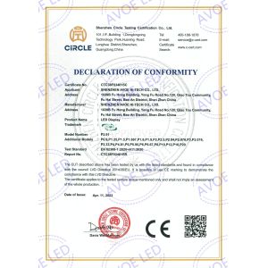Shen Zhen AVOE Hi-tech Co., Ltd. Certifications