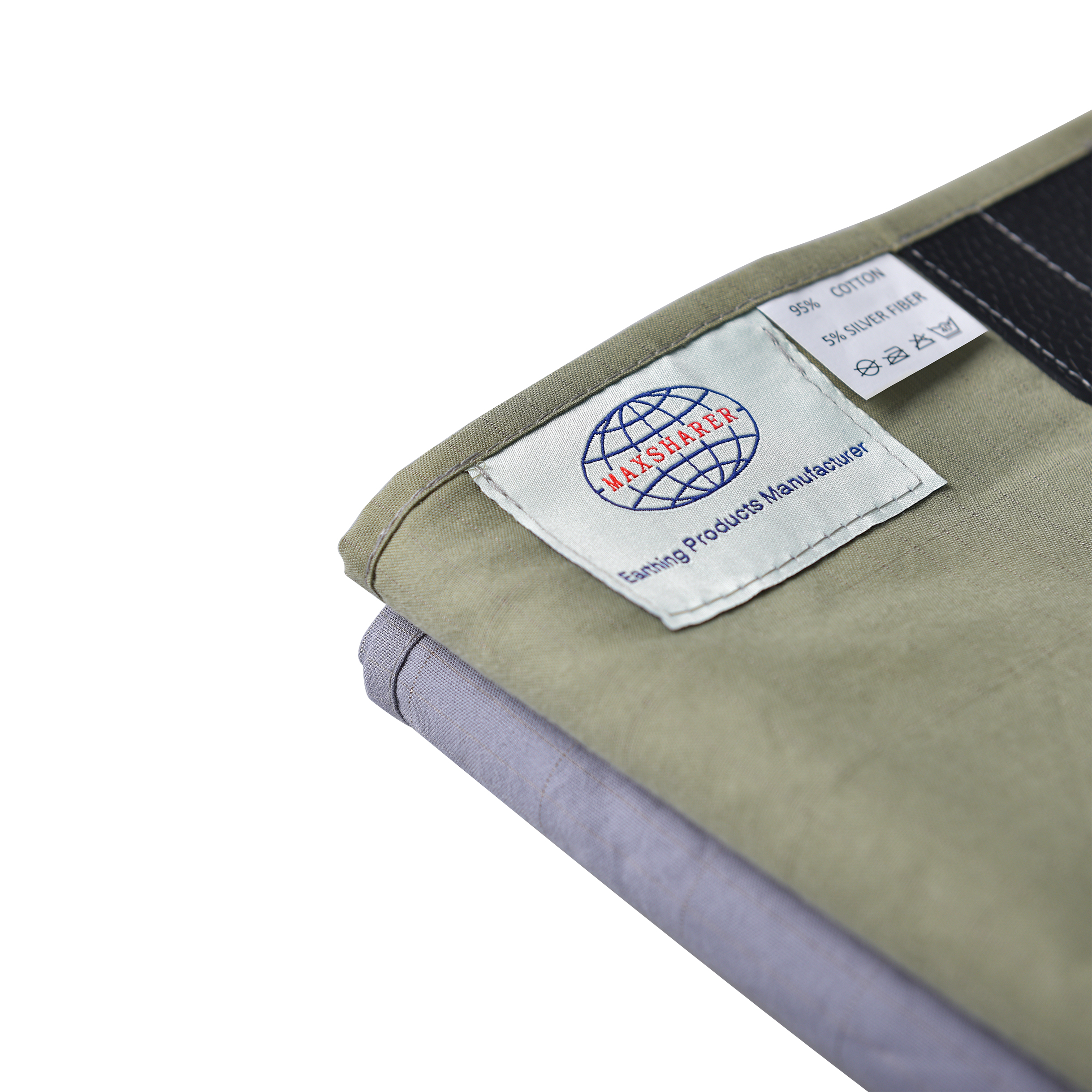 Grounding Sheets for Earthing Queen Size Grounding Fitted Bed Sheets With 15 Ft for Better Sleep US Sockets