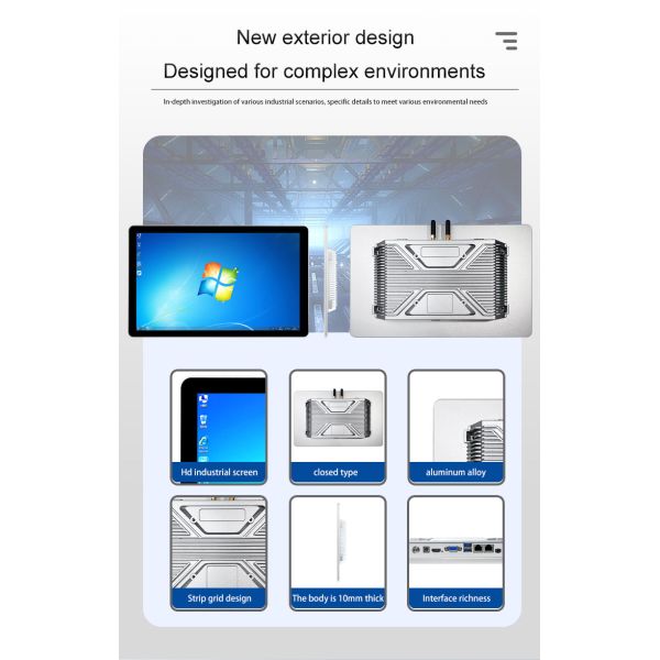 11.6 Inch Industrial Equipment Control Mainframe Device Control System Touch Intelligent Operation Industrial Panel PC
