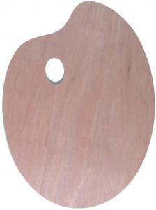 Wholesale Recycled Wooden Artist Palette For Acrylic Painting , Painter
