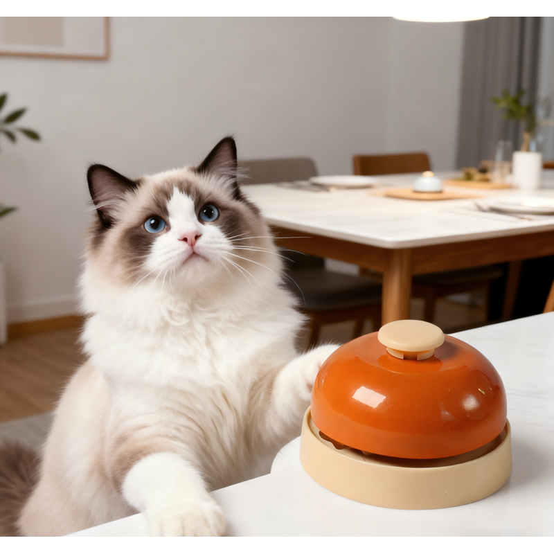Multiple Colors Chicken Bell Lifelike Ball Interactive Training Press Toy Taffeta Material