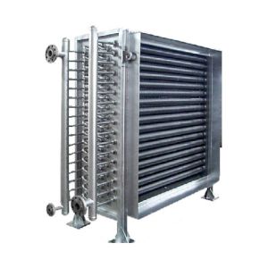 Tube Finned Heat Exchanger Ventilation Air Reclaimer Waste System
