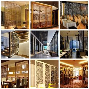 China OEM / ODM Contemporary Screen Room Divider Portable Divider Panels Fireproof on sale