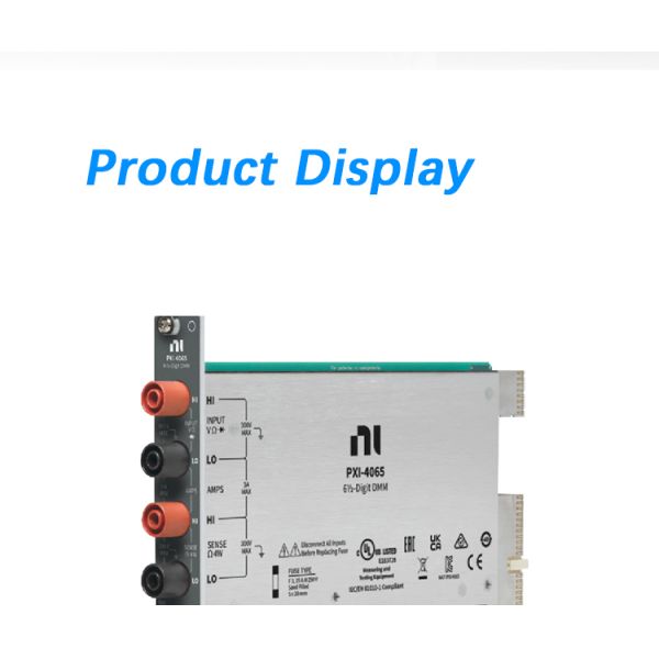 NI PXI-4065 6½-Digit ±300V PXI Digital Multimeter with 10/s Range Changes