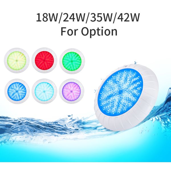 ISO9001 Waterproof Blue LED Swimming Pool Lights Anticorrosive Wall Mounted