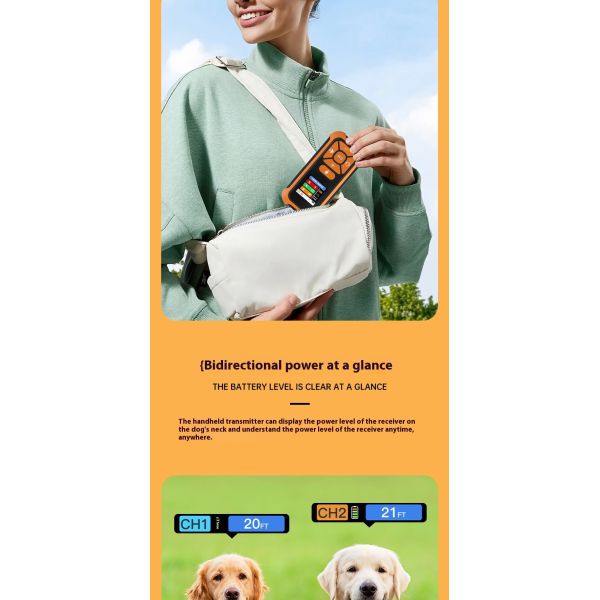 Precision Dog Trainer Multi-Functional Hand-Held Wireless Electronic Fence Forbidden Zone Waterproof IP67 Pet Training Supplies
