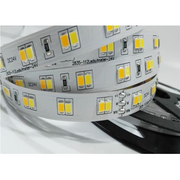 High Brightness Magic White SMD2835 RGB Flow Water 12V 24V COB LED Strip Light COB Flexible Strip