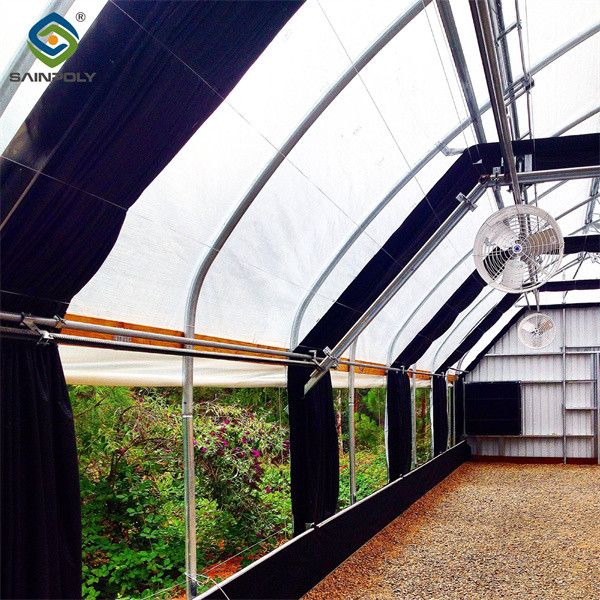 Customized Size Light Deprivation Blackout Greenhouse Include Irrigation System