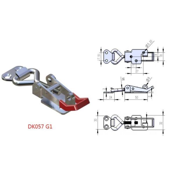 stainless steel draw latch, adjustable toggle latch