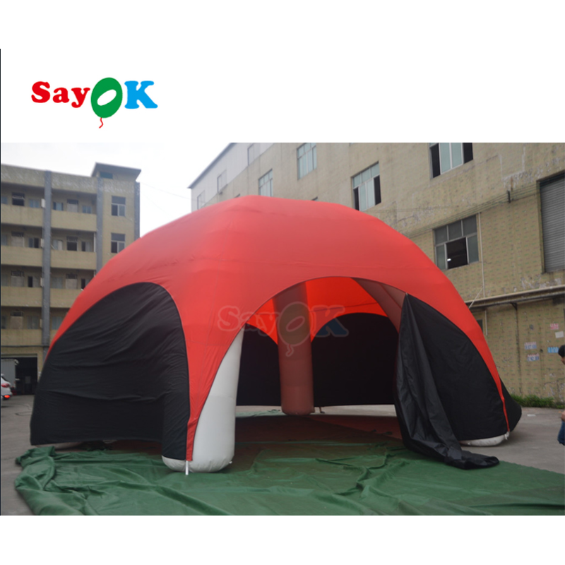 Large Camping Inflatable Gazebo Marquee Tent Trade Outdoor Inflatable Igloo Marquee Dome Spider Tent for Event