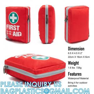 Wholesale Medical Supplies Compact First Aid Bag Portable Survival Emergency Kids School Family Home First Aid Kit from china suppliers
