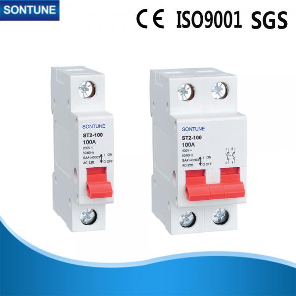 Quality St2-100 Miniature Circuit Breaker  6KA Small Size High Breaking Capacity for sale